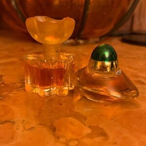 Lot of 2 Volupte By Oscar de la renta and Oscar miniature Perfumes